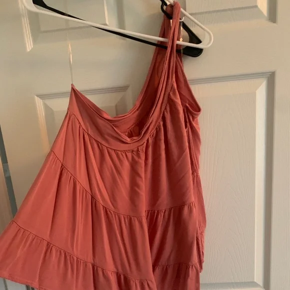 Coral Off Shoulder Top - Picture 2 of 3